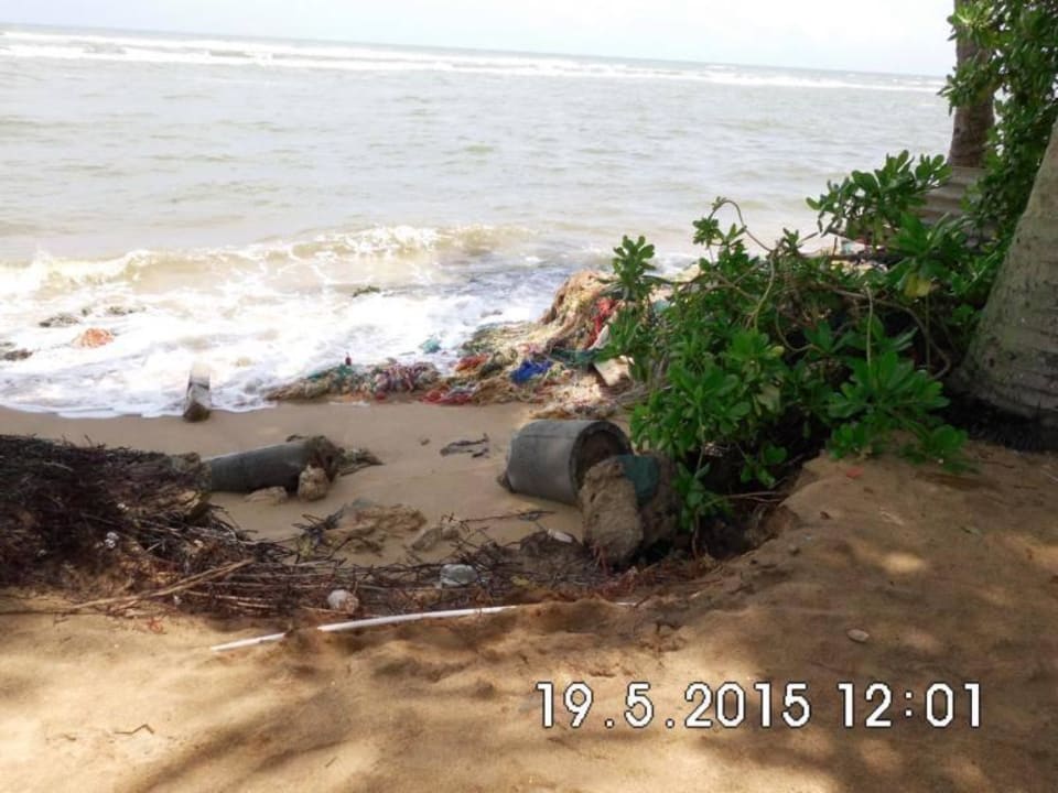 Der sogennante Strand  Earl’s Reef Beruwala