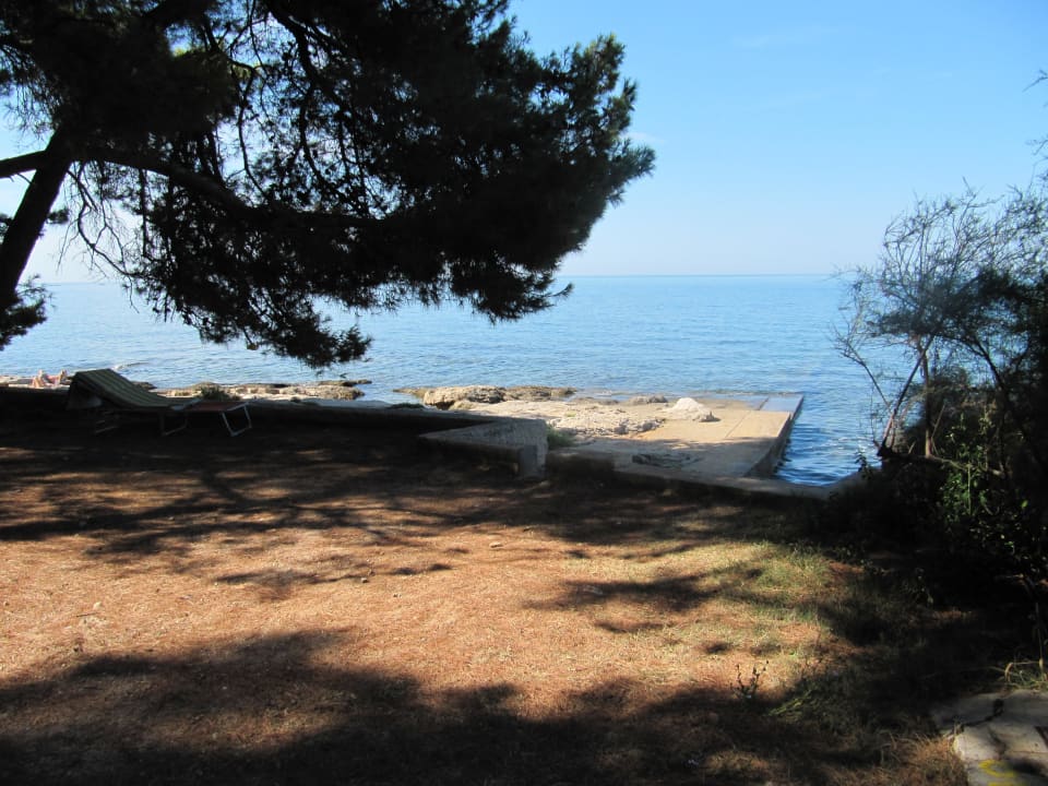 Vor dem Hotel Rooms Savudrija Plava Laguna