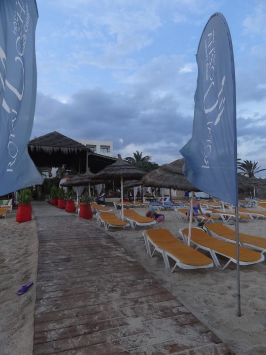 Beach by the hotel Hotel Royal Nozha