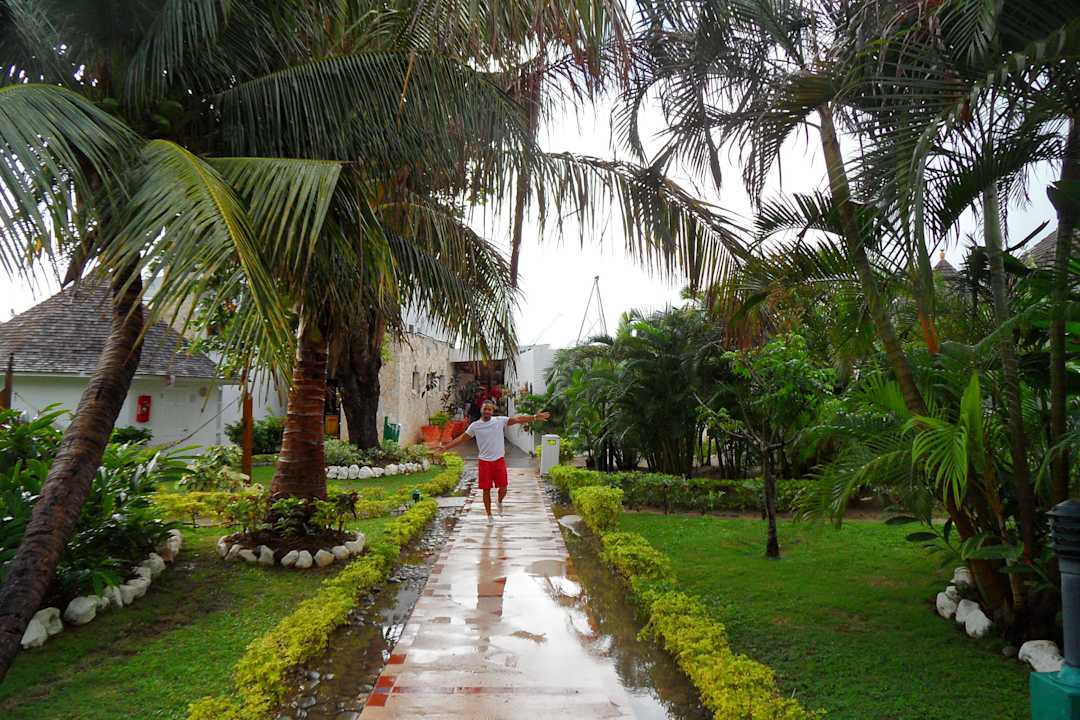 Garten im Regen Grand Muthu Club Caribbean Runaway Bay