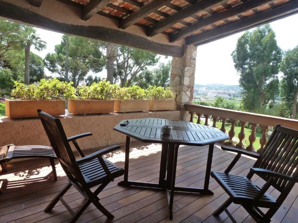 Balkon von Zimmer Nr.5 Hotel Mas Falet 1682