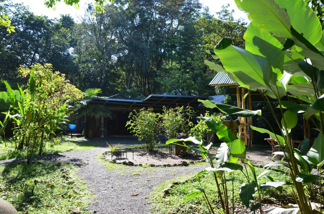 Blick zum Eingangsbereich Danta Corcovado Lodge