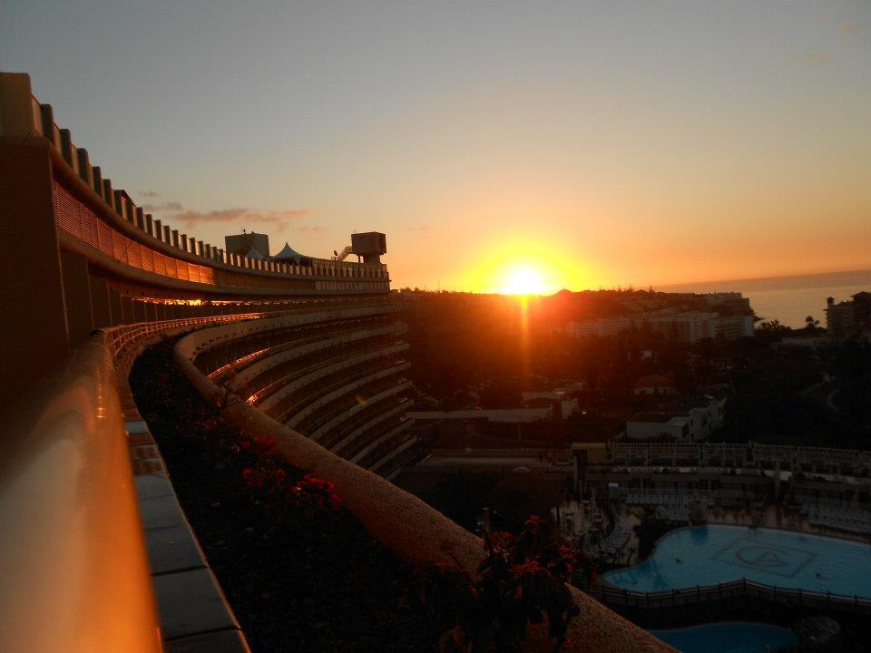 Aussicht aus dem 8. Stock Gloria Palace San Agustin Thalasso & Hotel