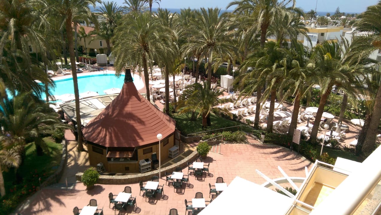 Pool, Bar, Frühstücksterrasse Hotel Riu Palace Palmeras