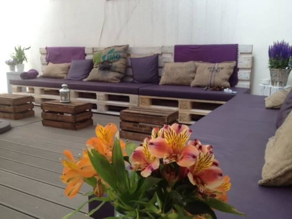 Herrlich, Dachterrasse  Pyjama Park Reeperbahn Hotel