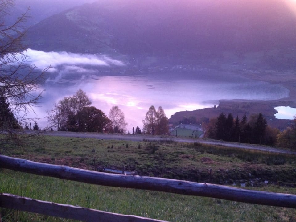 Blick auf den See Entwies Alm