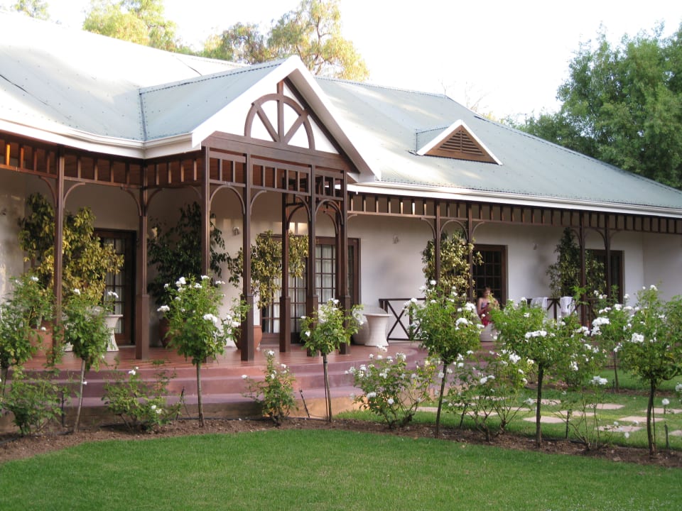Eingang Gartenseite Hotel Hlangana Lodge