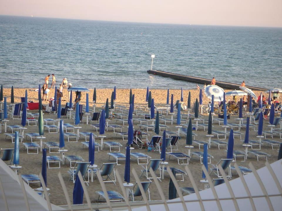 Blick vom Balkon Hotel Montecarlo