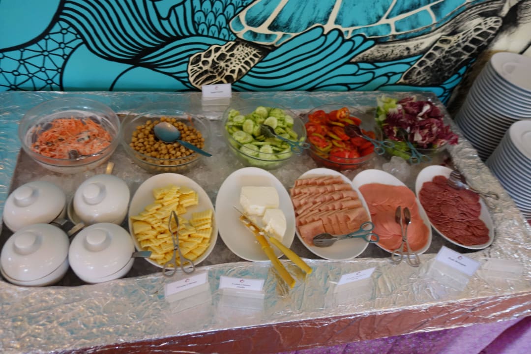 Salat Käse Aufschnitt Seaview Khao Lak Resort