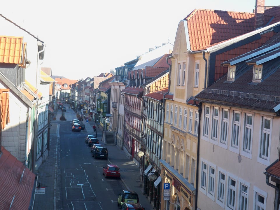 "Blick Vom Zimmer Zur Stad..." Hotel Schlossblick (Wernigerode ...