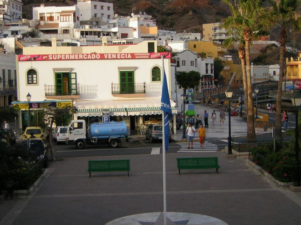 Blick vom Balkon Hotel La Venezia de Canarias