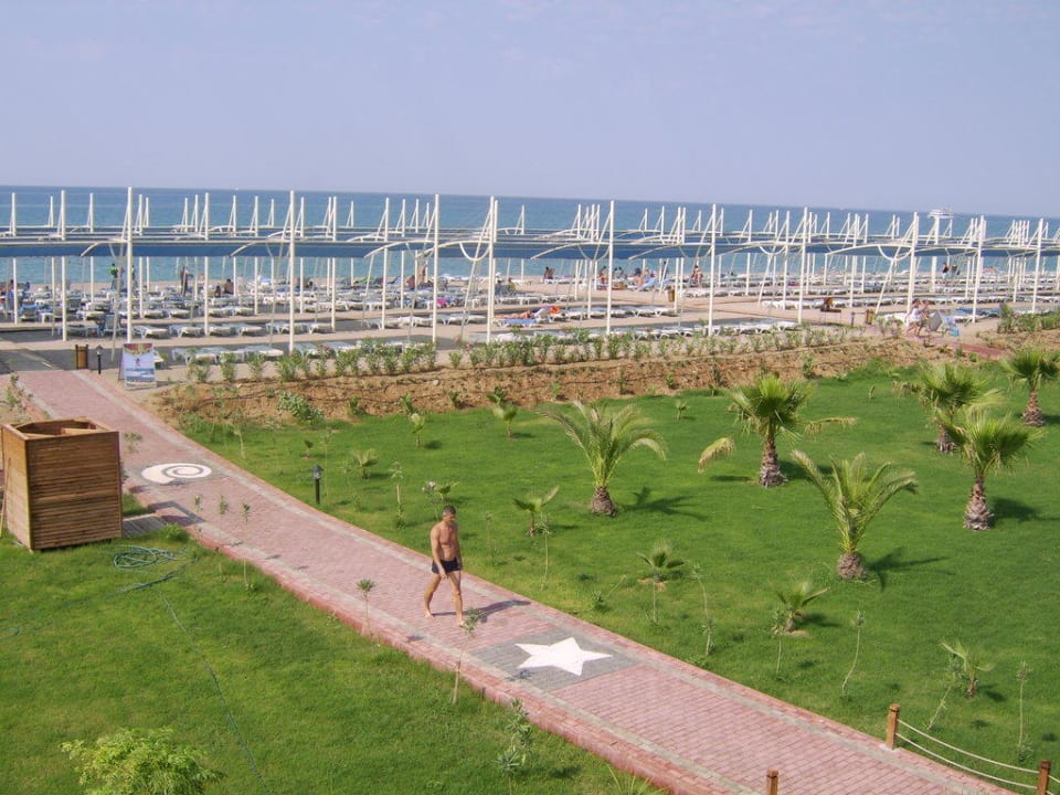Blick zum Strand Seaden Sea World Resort & Spa