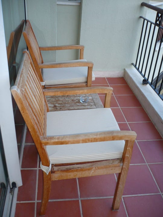 Balkon mit Teak-Möbeln İmperial Turkiz Resort Hotel