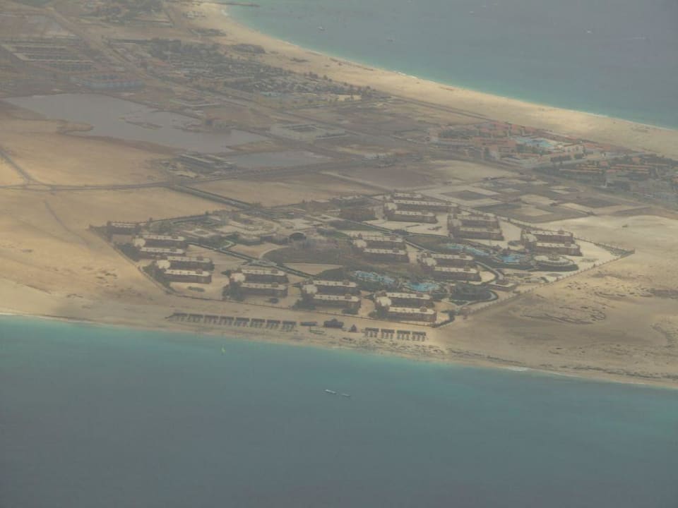 Hotel vom Flugzeug aus Hotel Riu Funana