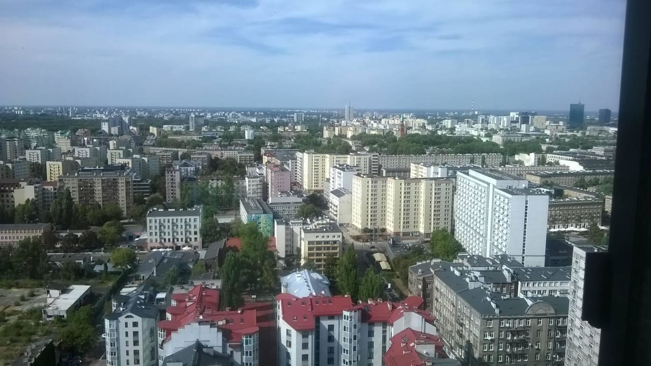 Widok z okna  Leonardo Royal Hotel Warsaw