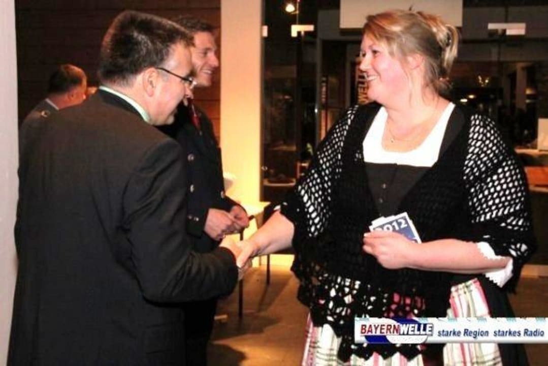 Mit dem Tourismusdirektor b. Neujahrsempfang Ferienwohnungen Wiesenlehen