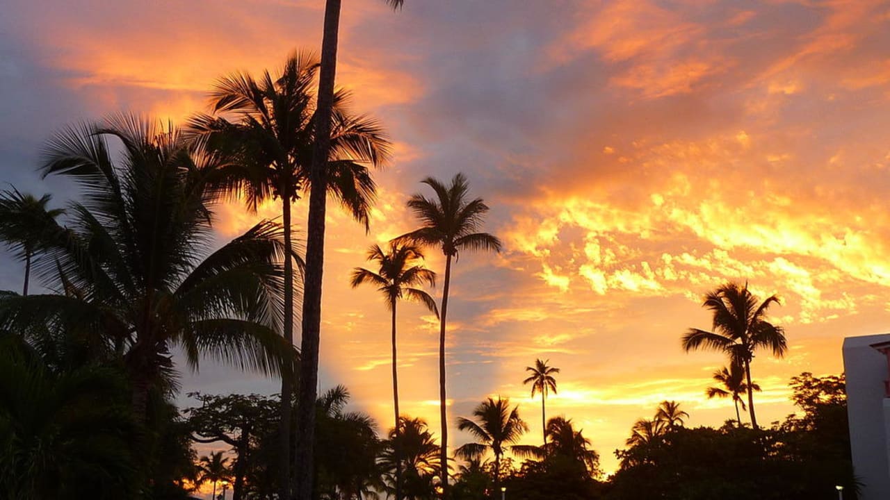 Sonnenuntergang Jolly Beach Resort