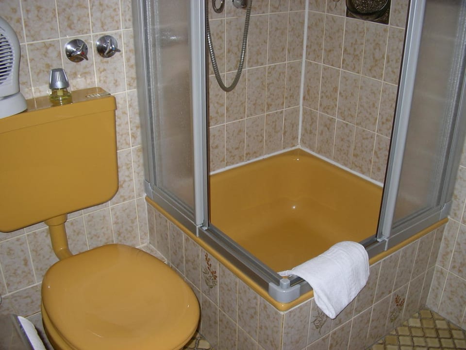 Dusche / WC Hotel Blume