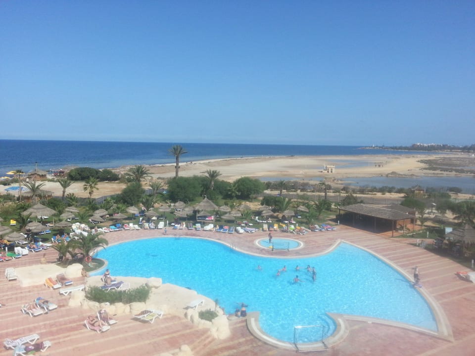 Toller Ausblick vom Balkon aus  Skanes Serail Aquapark