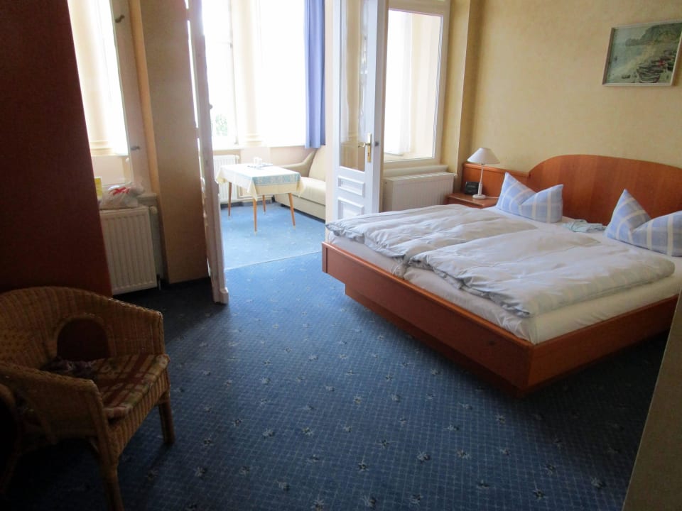 Geräumiges Doppelzimmer Pension Carlsburg