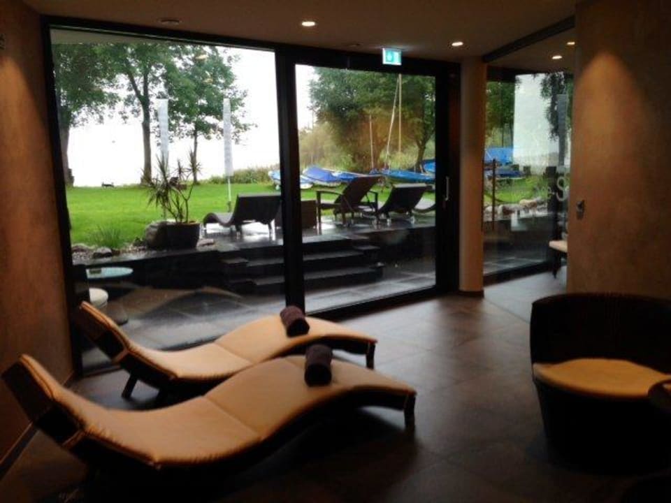 Schwedi-See-SPA...Ruheraum mit Blick auf den See Hotel-Restaurant Schwedi