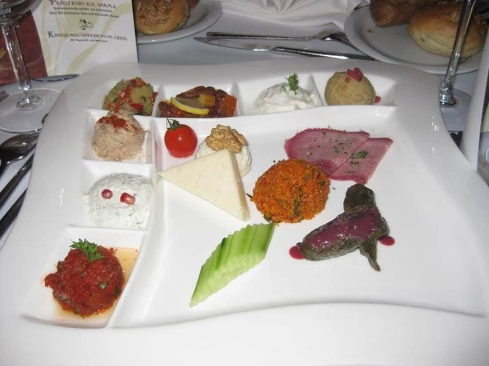 Allerlei Vorspeisen Köstlichkeiten Ela Excellence Resort Belek