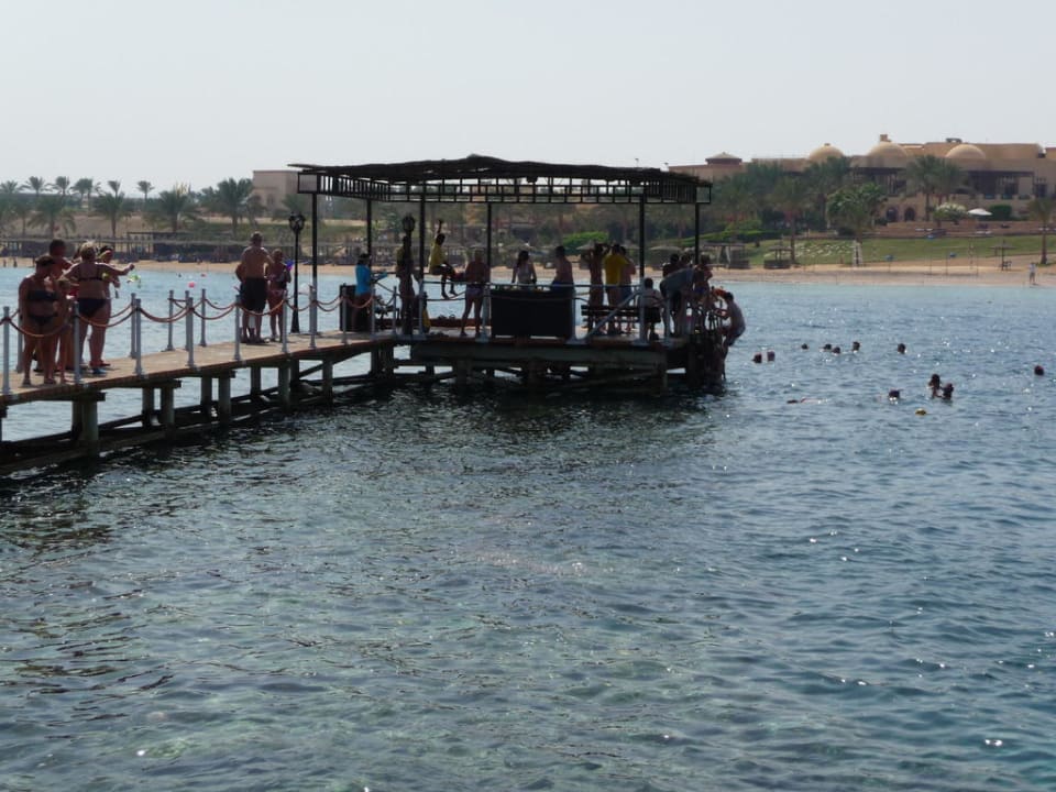 Bereich für Schnorchler am Steg Jaz Dar EL Madina