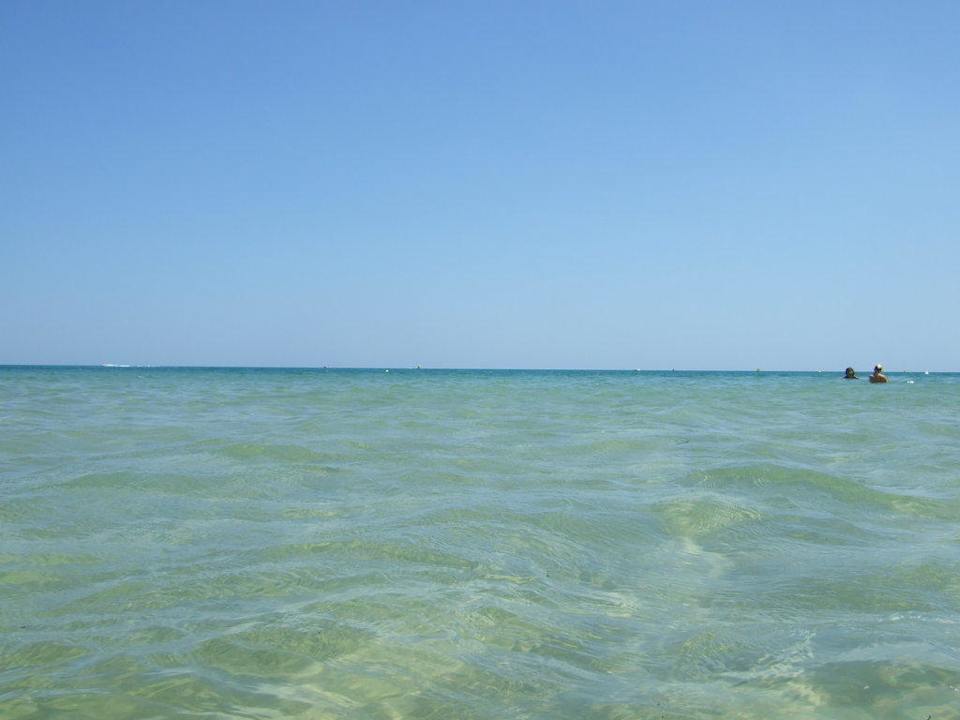 Glasklares Wasser - kein Seegras o.ä. Hotel Paradis Palace