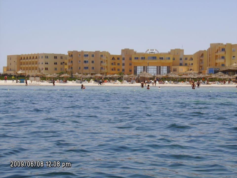 Widok na hotel Skanes Serail Aquapark