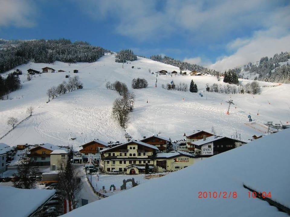 Blick vom Balkon Hotel Tauernhof