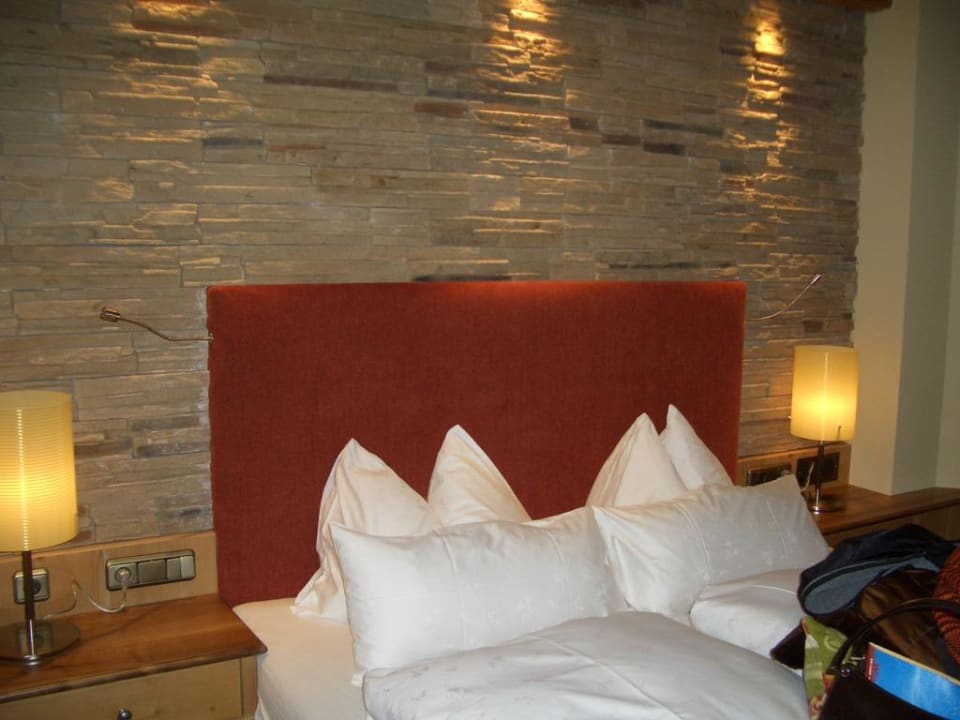 Unser urgemütliches Bett! Hotel Alpin Spa Tuxerhof