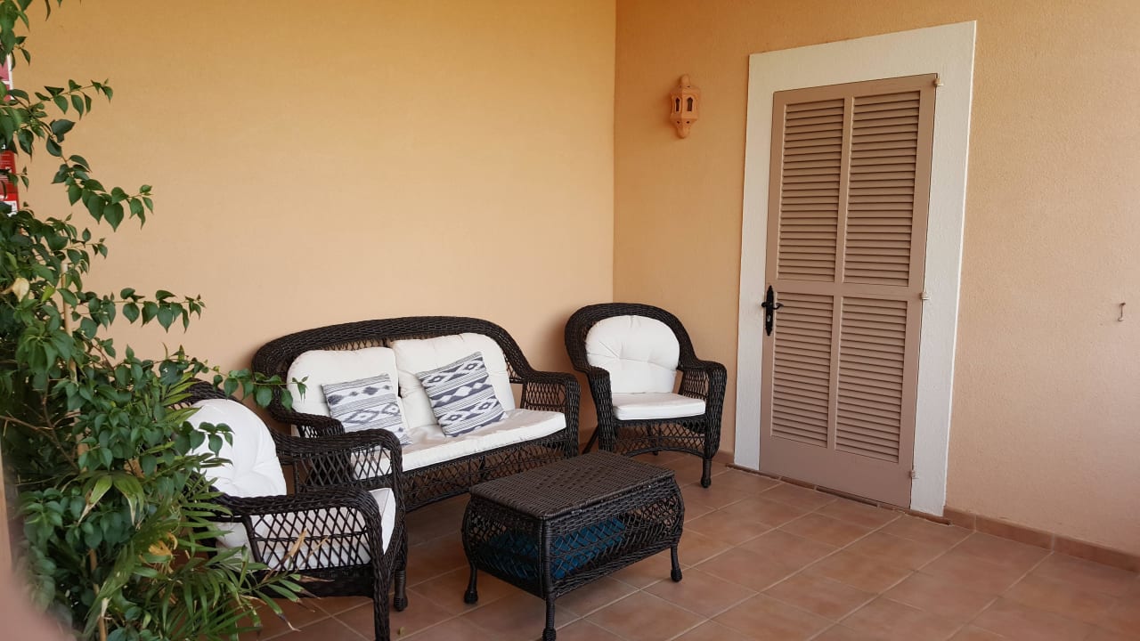 Terrasse im oberer Etage Finca Ses Rotes Velles