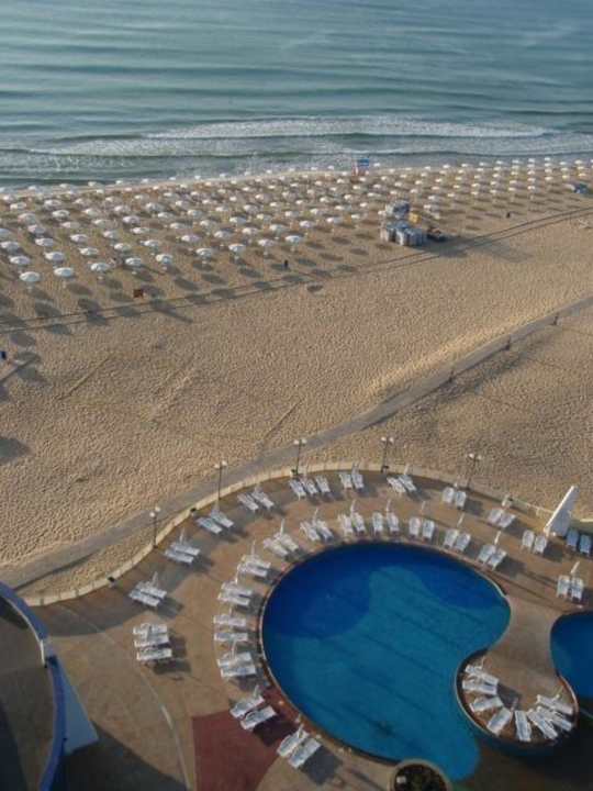 ganz früh am Morgen noch keiner da Burgas Beach Hotel