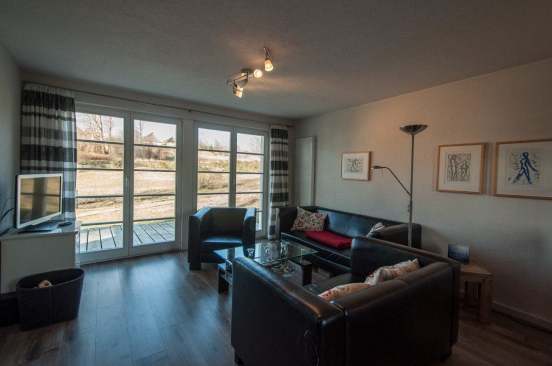 Wohnzimmer/Küche Ferienhaus Lichtblick