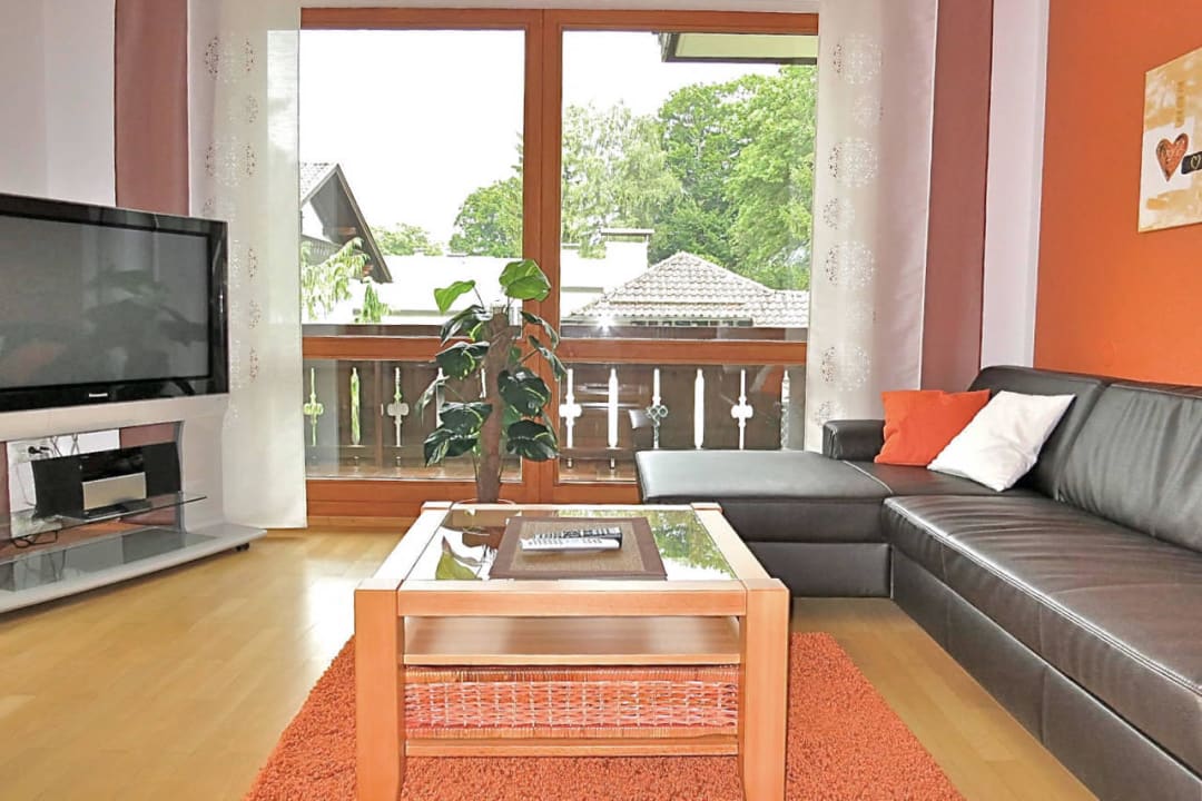 Wohnzimmer Ferienwohnung Auszeit