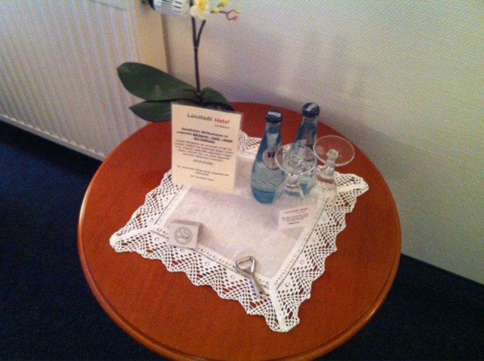 Begrüßungswasser Hotel am Rathaus