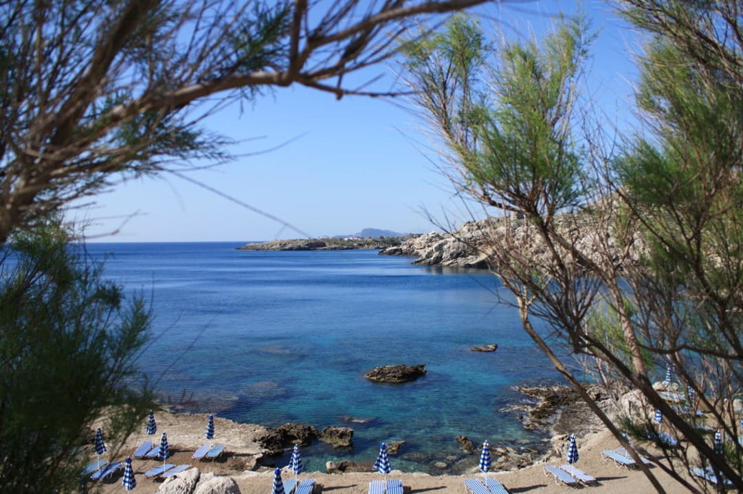 Aussicht Strand Hotel Kalithea Horizon Royal