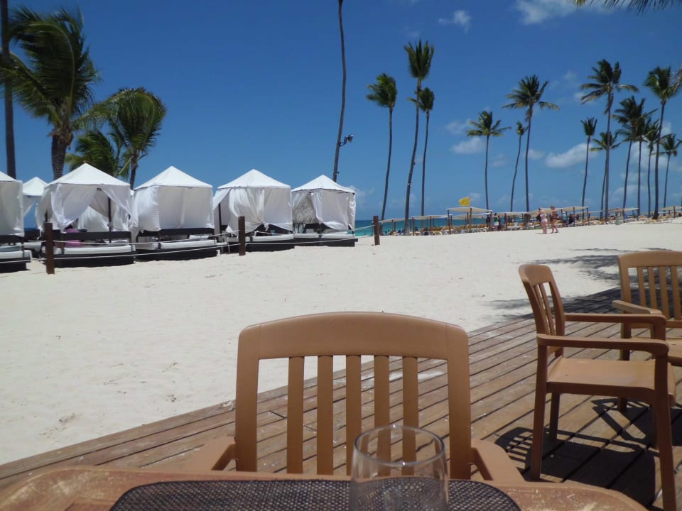 Aussicht Strandrestaurant Ocean Blue & Sand