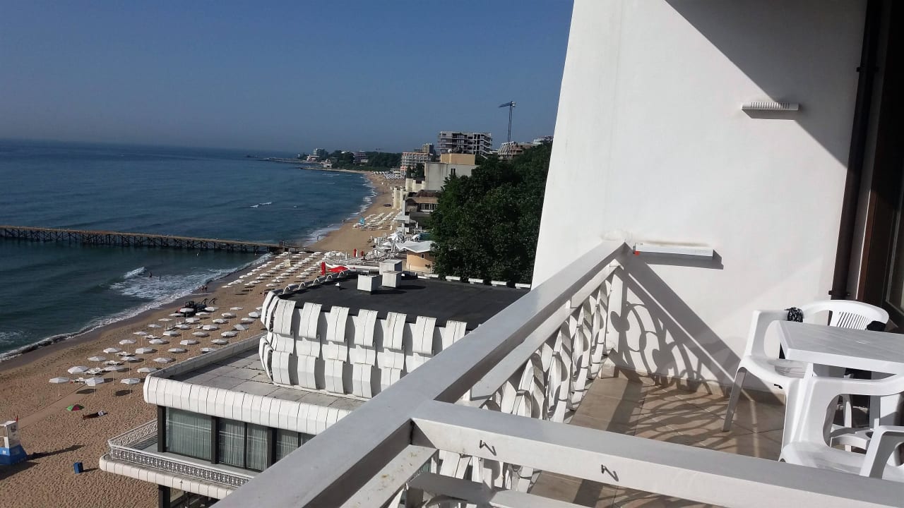 Blick vom Zimmer-Balkon Hotel Palace, Sunny Day Resort