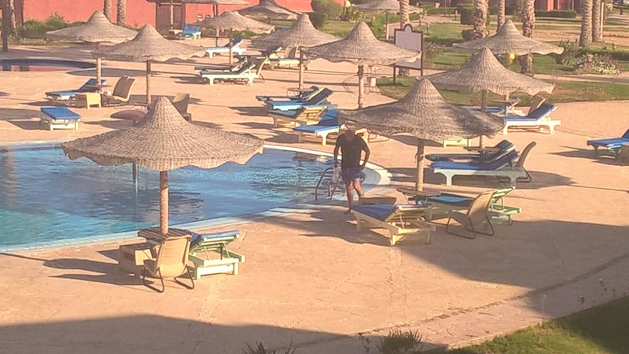 Widok z pokoju 518 Swisstouch Oriental Resort Marsa Alam