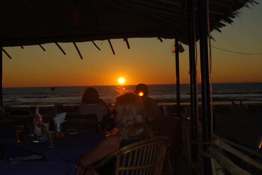 Sunset im Shack Hotel The Leela Goa