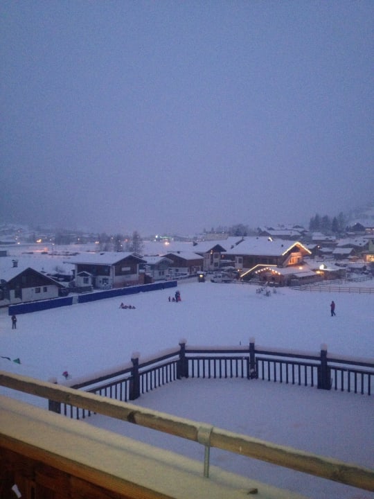 Ausblick aus unserem Zimmer  Aparthotel Naturresort Senningerhof