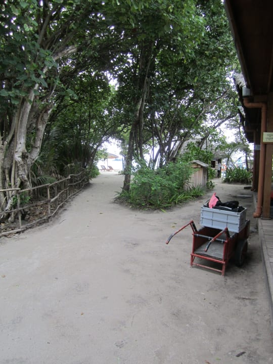 Weg zum Steg NH Collection Maldives Reethi Resort