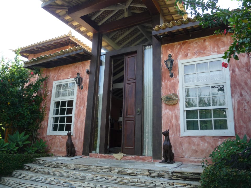 Hoteleingang Hotel Pousada Pedra da Laguna