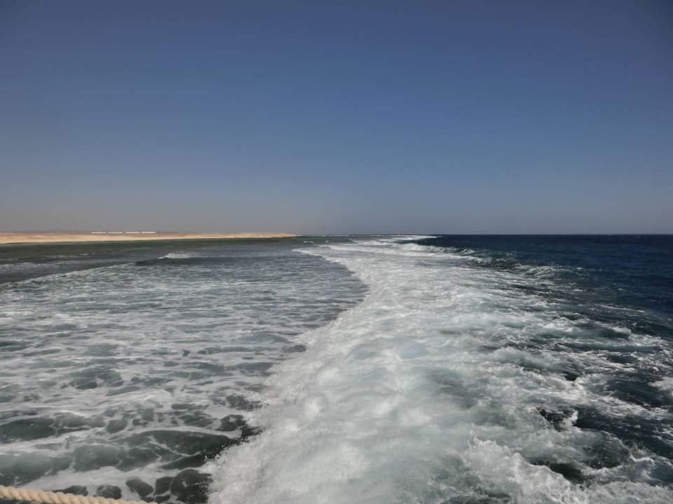 Blick am Ende des Stegs Novotel Marsa Alam Beach Resort