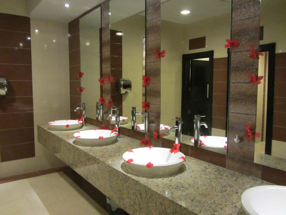 Toilette am Strandrestaurant Hotel Riu Palace Bavaro