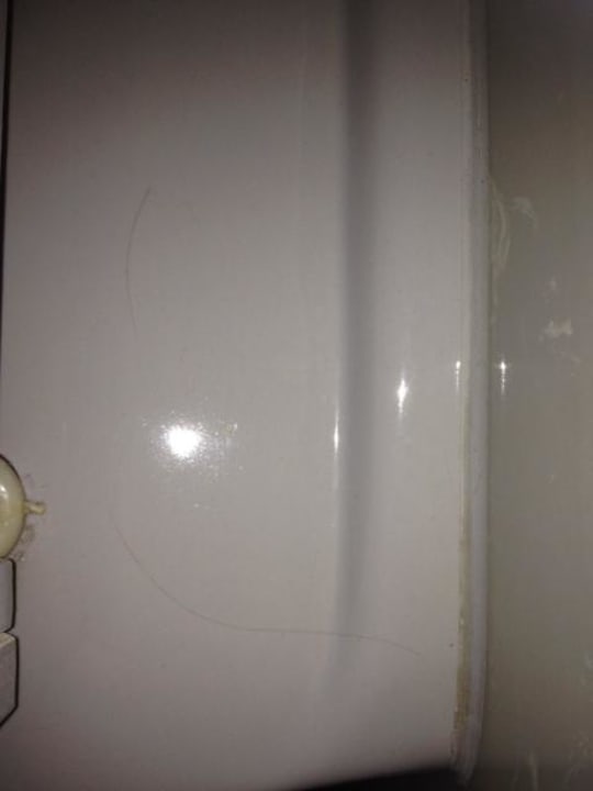 Toilette mit Haare Hotel Rivoli