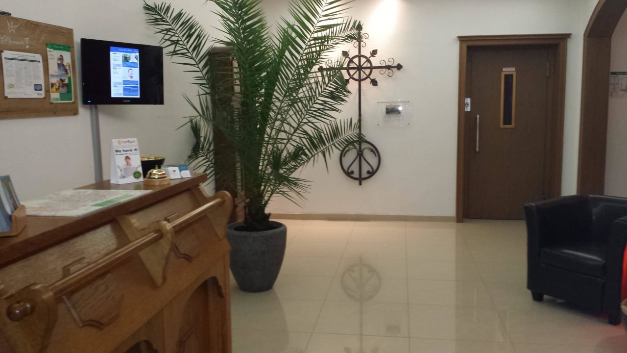 Rezeption Parkhotel Pyrmont