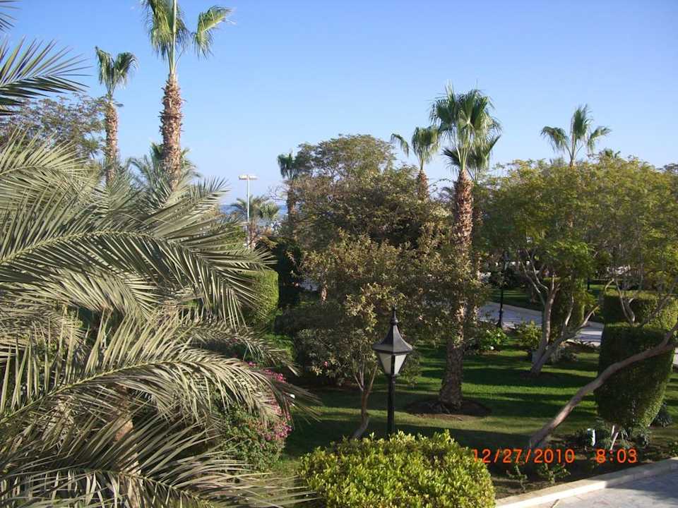 Aussicht vom Zimmer, Gartenseite The Grand Hotel Hurghada