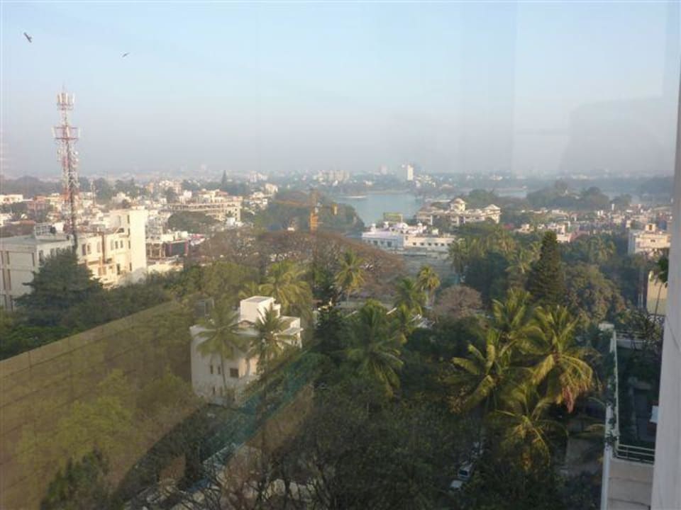 Blíck nach draußen Hyatt Bangalore MG Road
